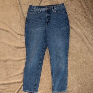 Old Navy Dark Blue Ankle Jeans